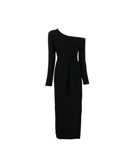 Robe longue Norma Kamali en coloris Black