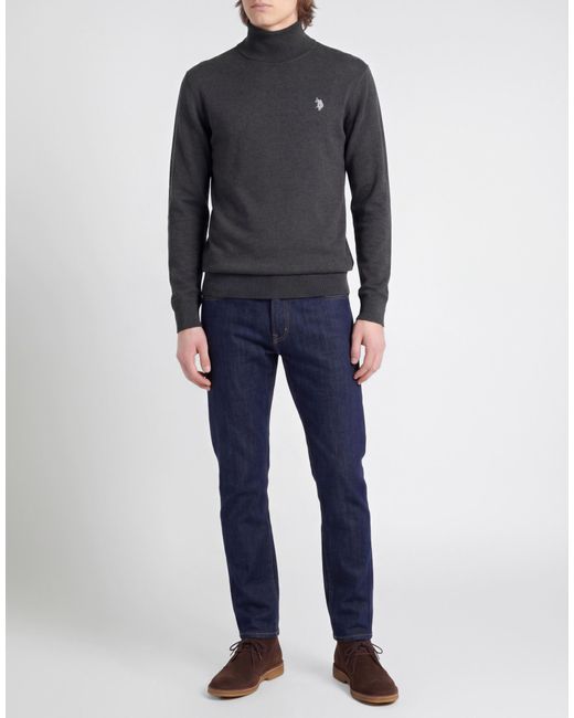 U.S. POLO ASSN. Gray Turtleneck for men