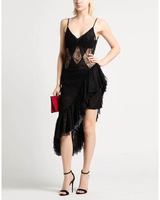 Celeste Black Maxi Dress Polyamide