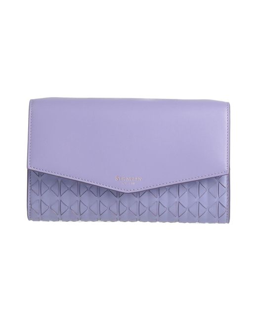 Serapian Purple Handbag Soft Leather