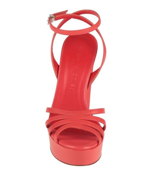 Sergio Levantesi Red Sandals