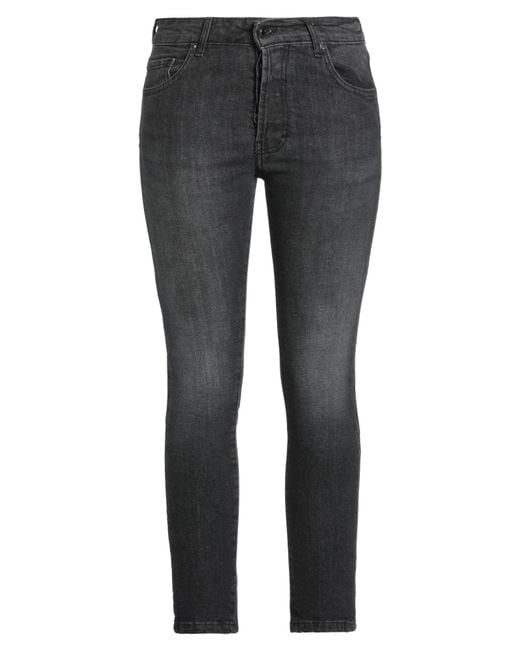 CoSTUME NATIONAL Gray Jeans Cotton, Elastane
