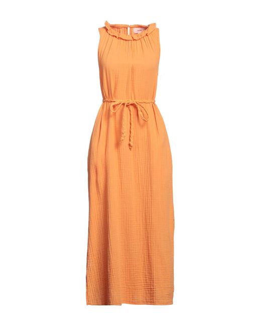 Xirena Orange Maxi-Kleid