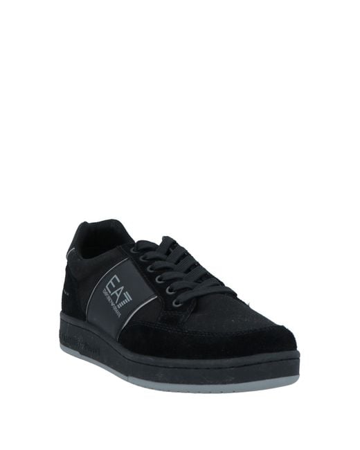 EA7 Black Trainers for men