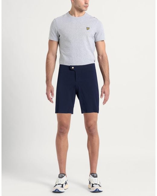 Cafe Du Cycliste Blue Shorts & Bermuda Shorts Polyamide, Elastane for men