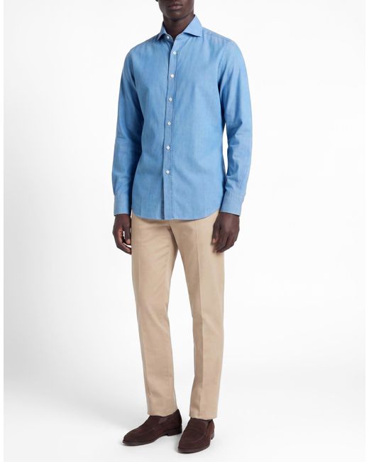 Moorer Blue Shirt for men