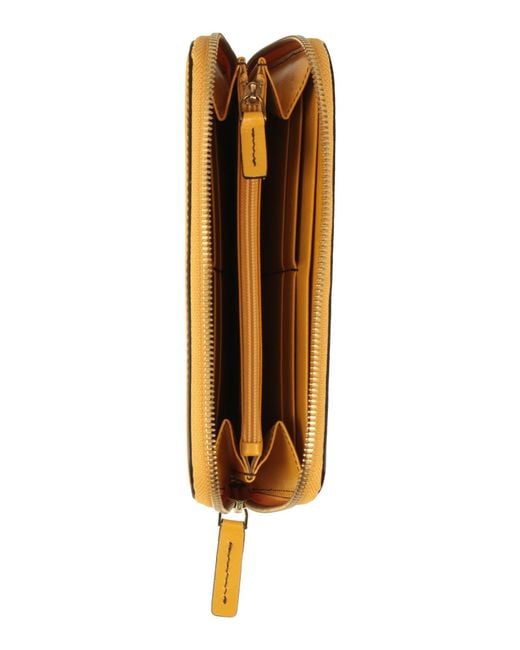 The Bridge Yellow Wallet Leather