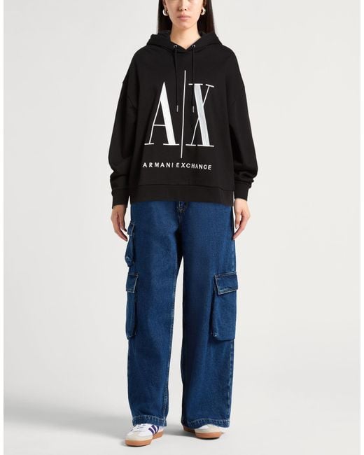 ARMANI EXCHANGE Black Sweatshirts