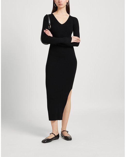 MAX&Co. Black Midi Dress