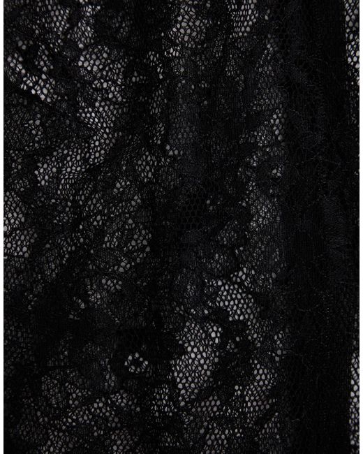 Versace Jeans Couture Black Bodysuit Polyamide, Elastane
