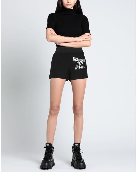 Moschino Black Shorts & Bermuda Shorts