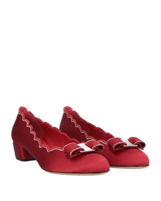 Ferragamo Red Pumps