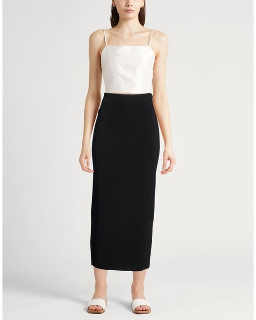 Fabiana Filippi Black Midi Skirt