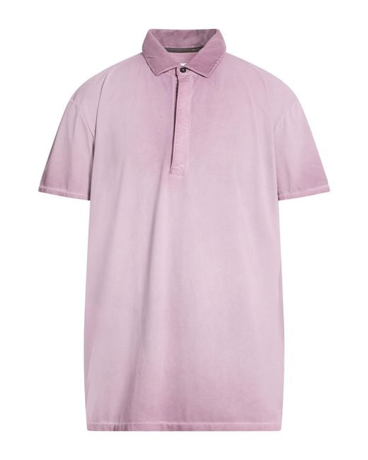 Rrd Pink Polo Shirt Polyamide, Elastane for men
