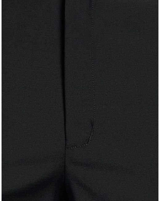 Nineminutes Black Pants Polyester, Wool, Elastane, Viscose for men