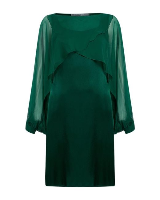Alberta Ferretti Green Mini Dresses