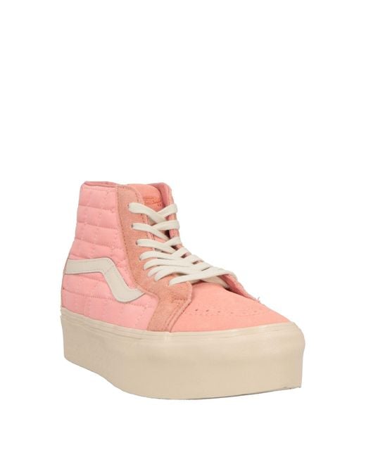 Vans Pink Jfg X Antique Rose Sneakers Leather, Textile Fibers for men