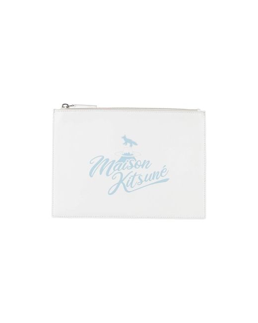 Maison Kitsuné White Pouch