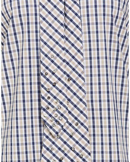 Dixie Blue Shirt Cotton, Polyamide, Elastane