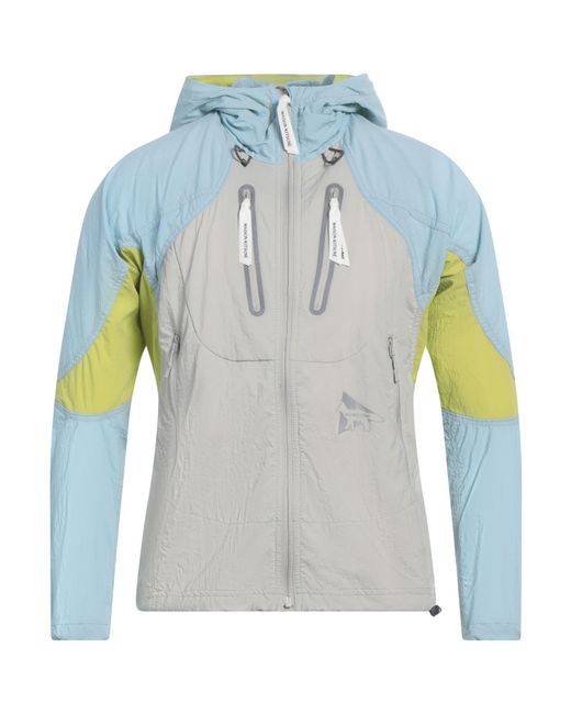 MAISON KITSUNÉ x AND WANDER Blue Jackets for men