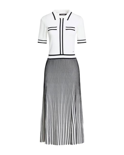 Karl Lagerfeld White Midi Dresses