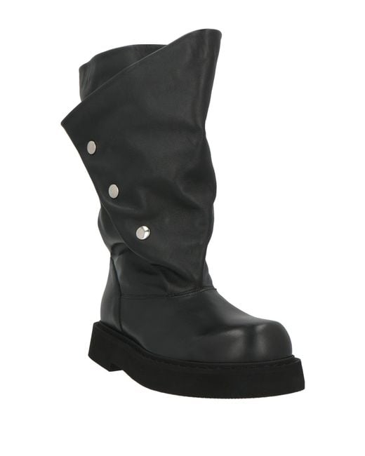 N°21 Black Boot Leather