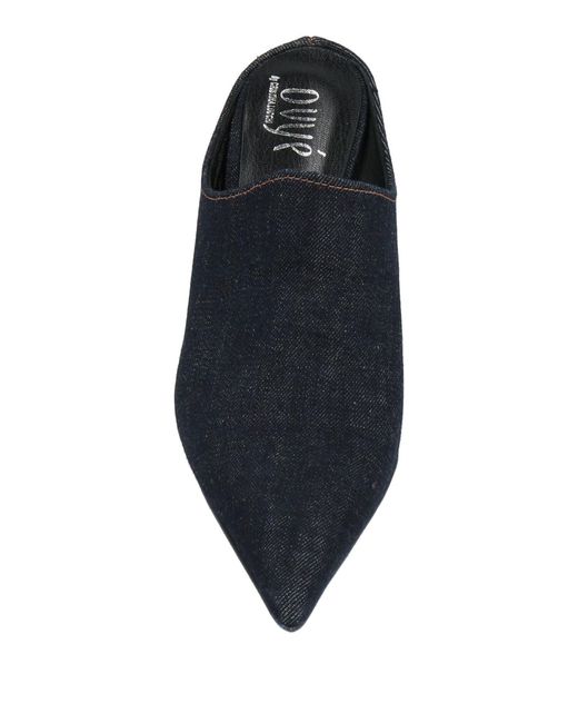 Ovyè Blue Mules & Clogs