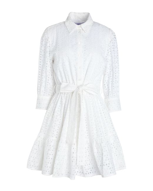 Mc2 Saint Barth White Mini Dress