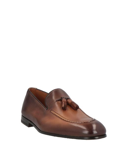 Doucal's Brown Panarea Loafers Leather for men