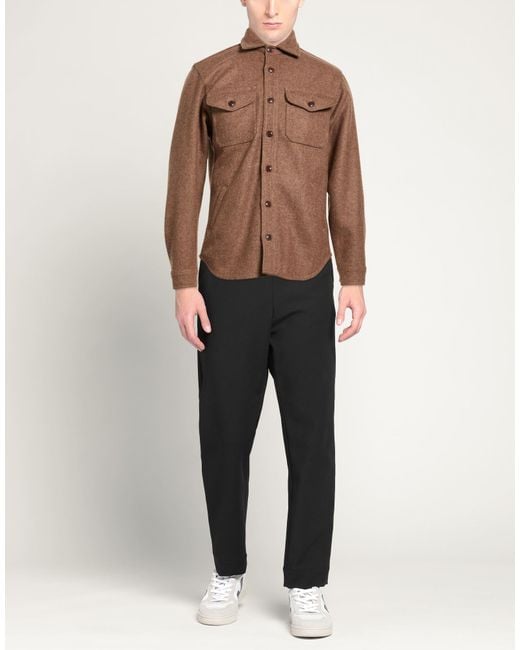 chesapeake's Brown Jacket Virgin Wool for men