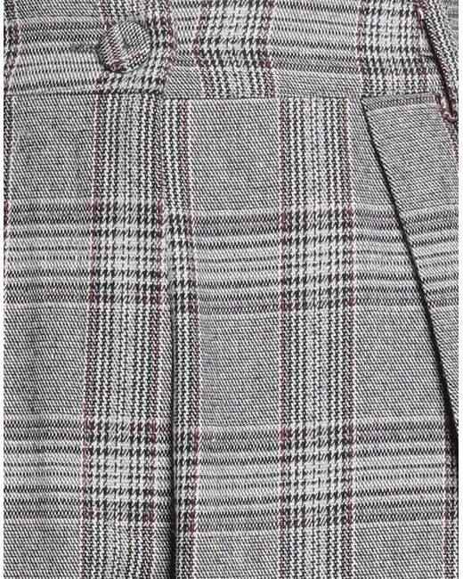 Motel Gray Pants Cotton, Polyester, Wool, Nylon