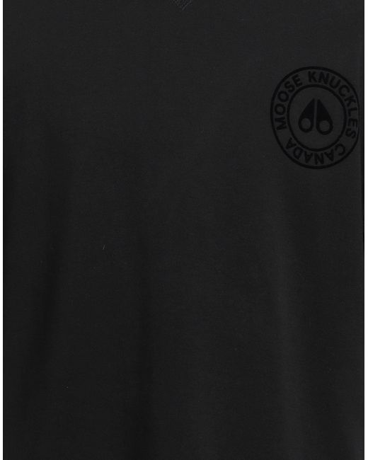 Camiseta Moose Knuckles de hombre de color Black