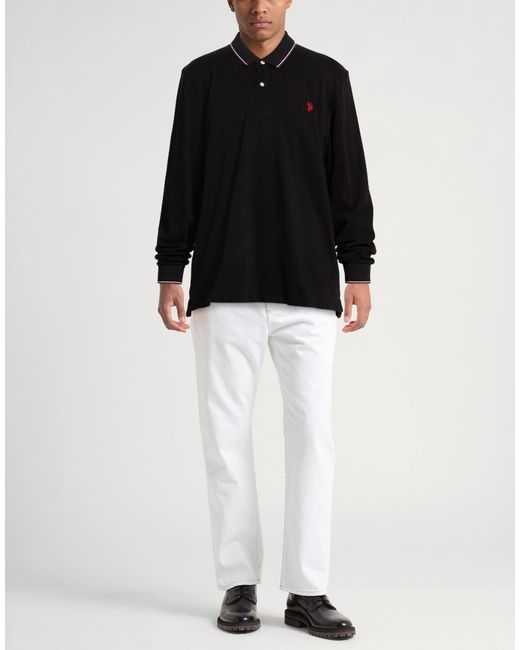 U.S. POLO ASSN. Black Polo Shirt for men