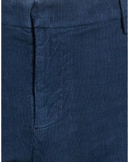 Dondup Blue Pants Cotton, Elastane for men