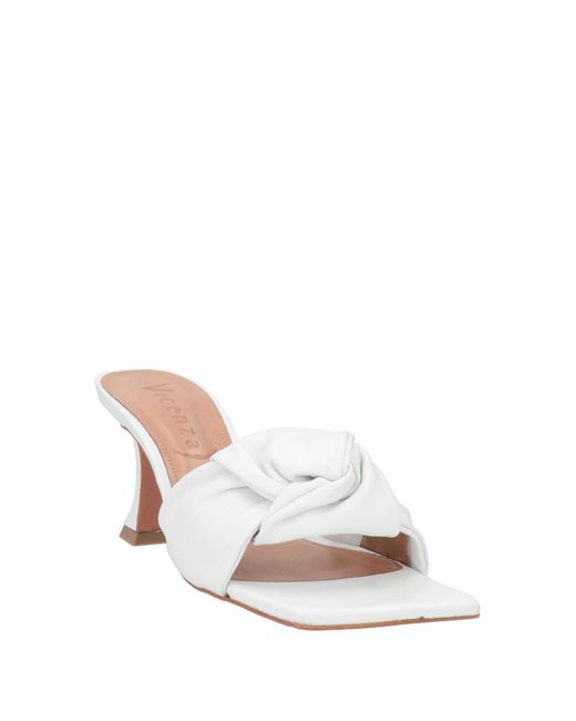 Vicenza White Sandals