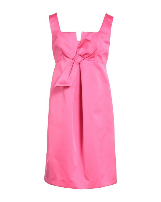 P.A.R.O.S.H. Pink P.A.R.O..H. Fuchsia Mini Dress Polyester