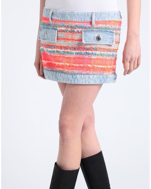 DSquared² Blue Mini Skirt