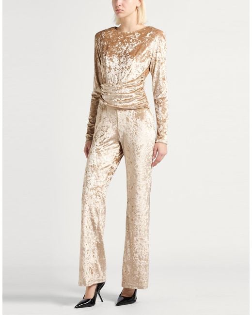 WEILI ZHENG Natural Jumpsuit