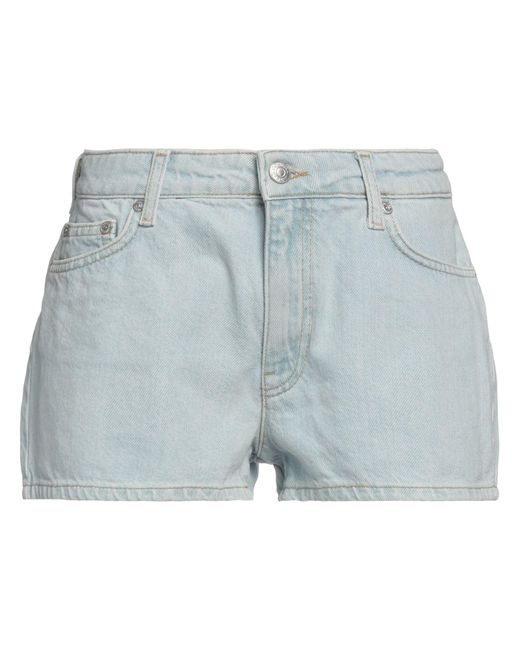 Chiara Ferragni Blue Denim Shorts