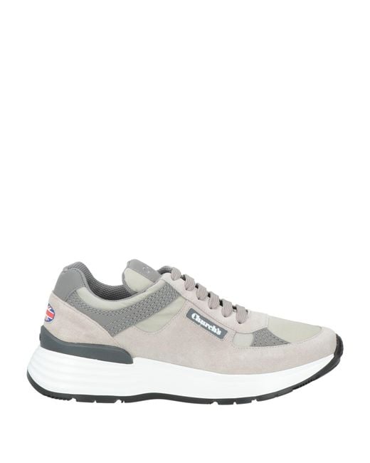 Church's White Sneakers Leather, Textile Fibers