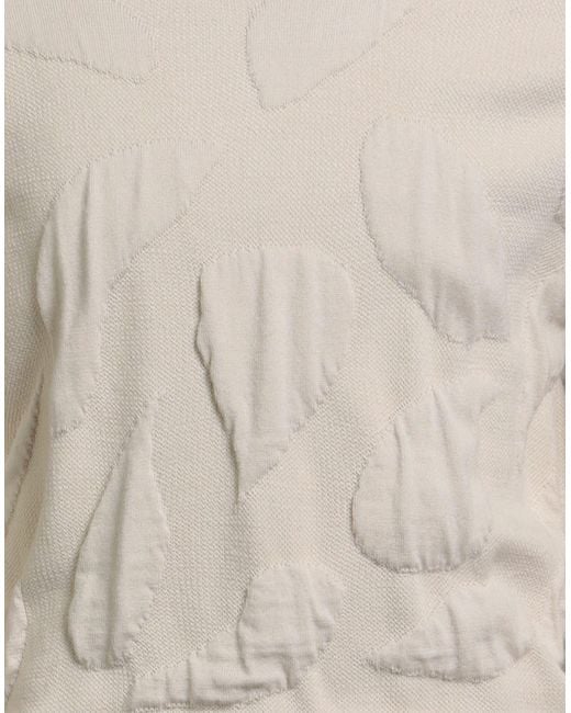 OVER/D White Sweater Acrylic for men