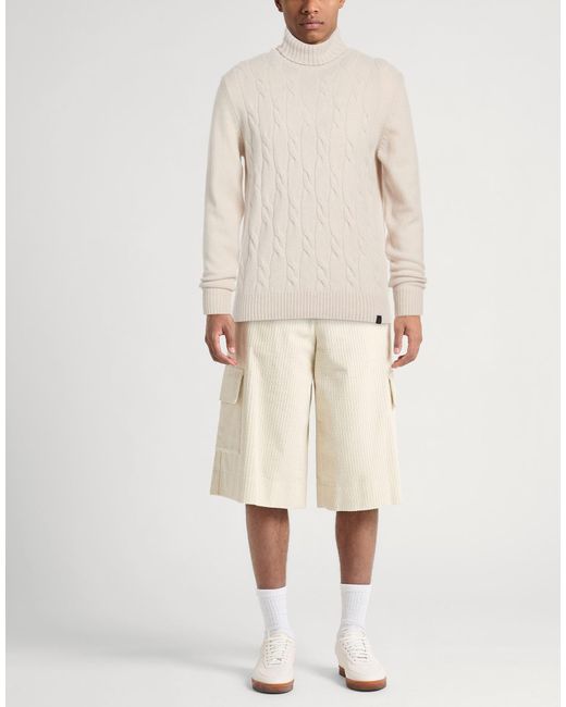 Fay White Turtleneck for men