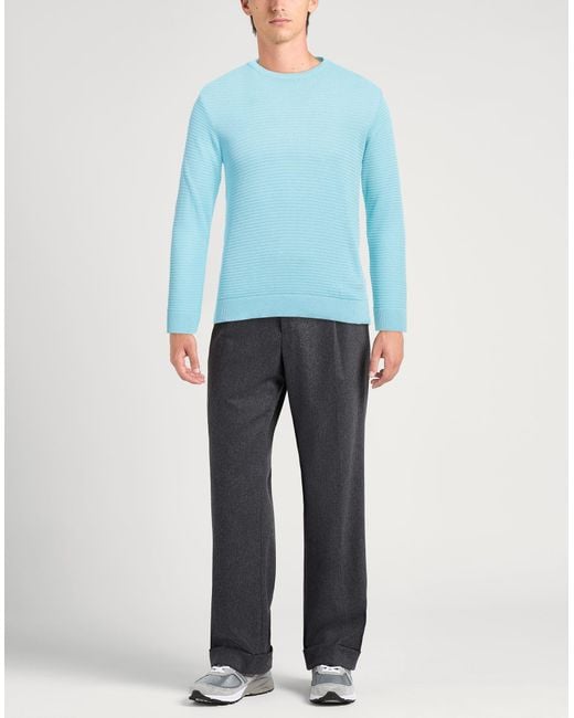Stilosophy Blue Sweater Cotton, Acrylic for men