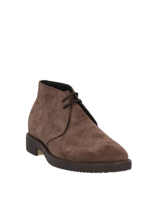 Botines de caña alta Antica Cuoieria de hombre de color Brown