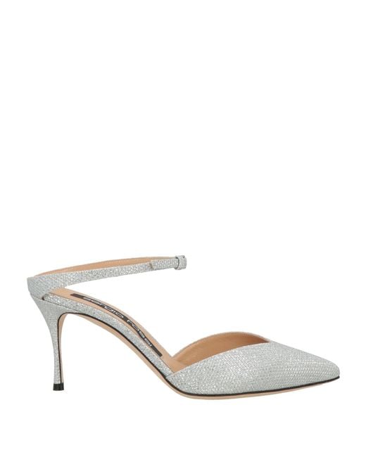 Sergio Rossi White Mules & Clogs