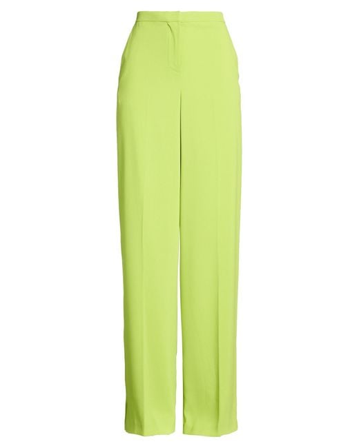 Pinko Green Pants Polyester, Elastane