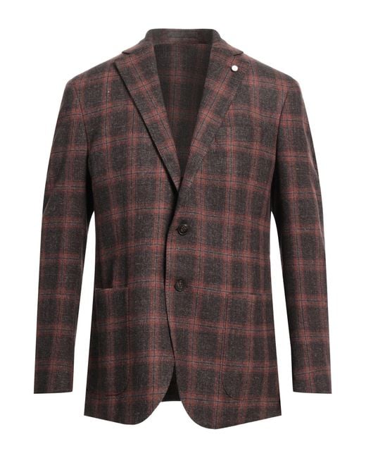 Blazer di Luigi Bianchi in Brown da Uomo
