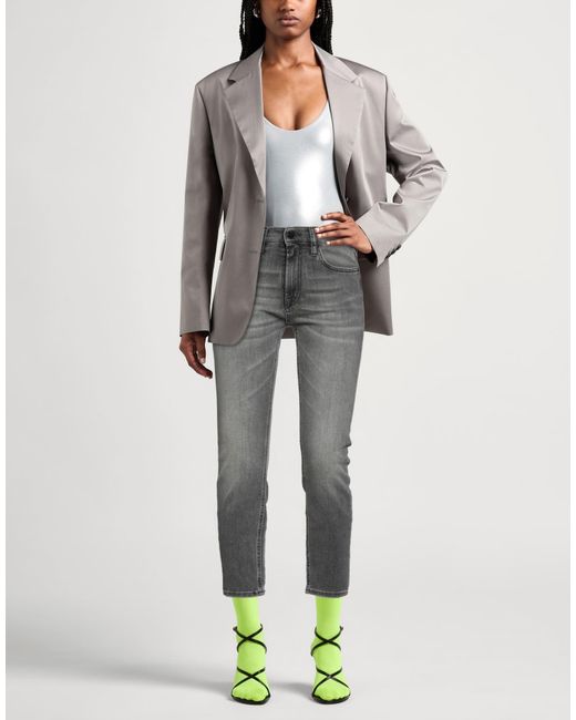 CYCLE Gray Jeans Cotton, Polyester, Cotton, Modal, Elastane