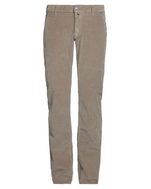 Jacob Cohen Gray Pants Cotton, Elastane, Polyester for men