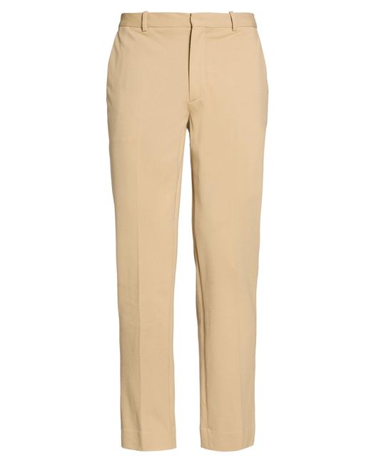 Circolo 1901 Natural Camel Pants Cotton, Polyacrylic, Elastane for men
